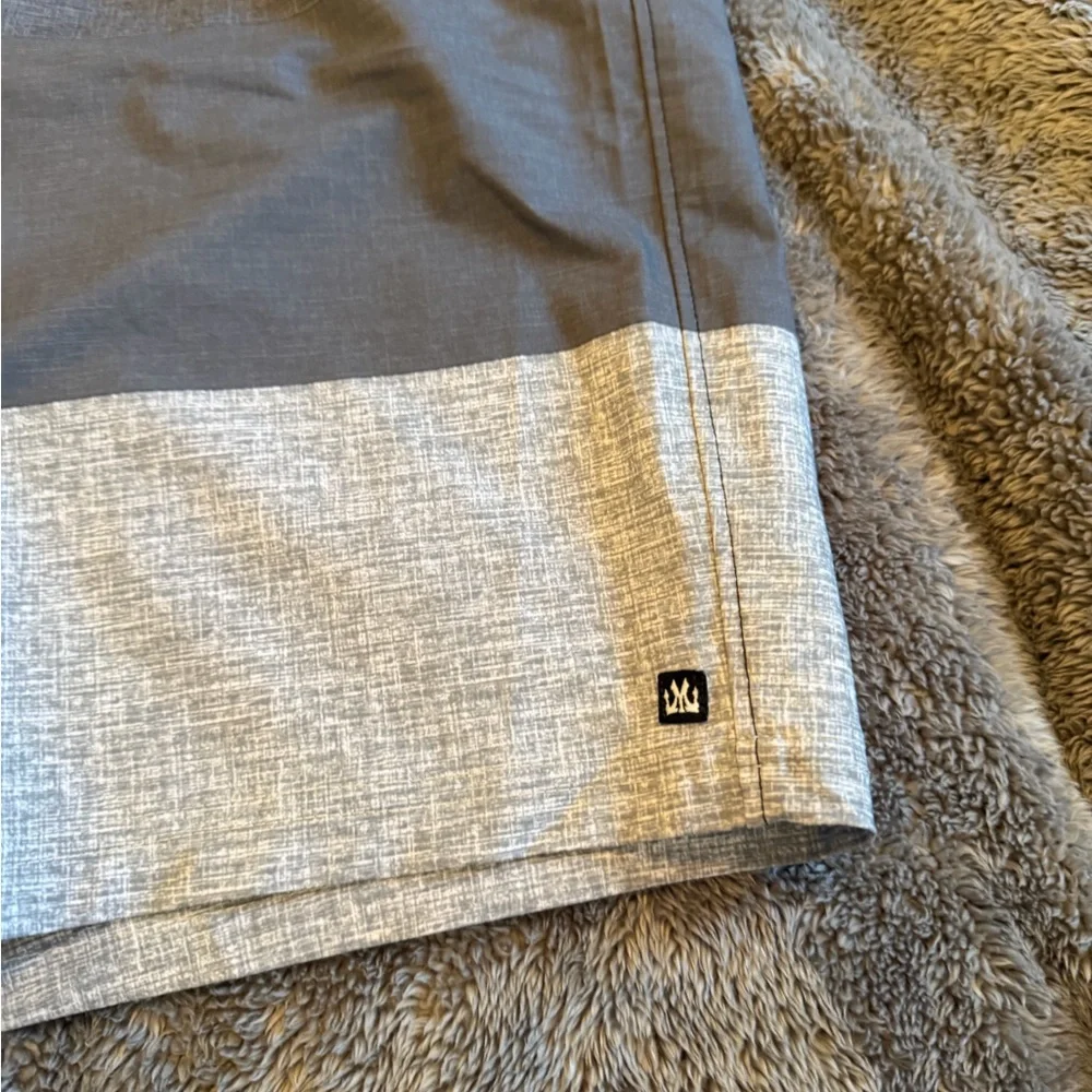 NWT Micros Black and Gray Hybrid Shorts